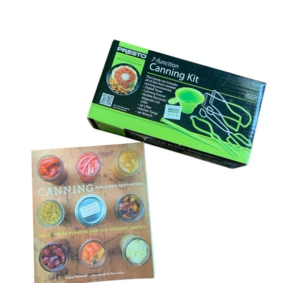 Presto 7-Function Canning Kit - Vibrant Green with Canning For a New Generation - Picture 1 of 7